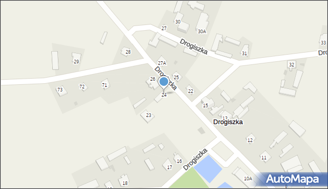 Drogiszka, Drogiszka, 24, mapa Drogiszka