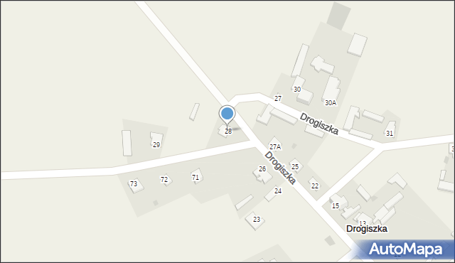 Drogiszka, Drogiszka, 28, mapa Drogiszka