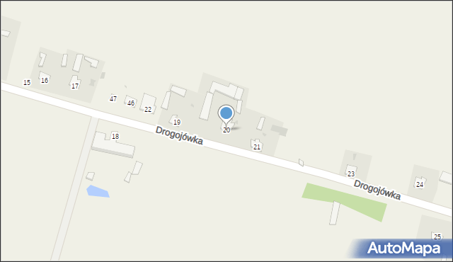 Drogojówka, Drogojówka, 20, mapa Drogojówka