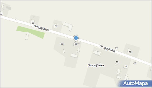 Drogojówka, Drogojówka, 26, mapa Drogojówka