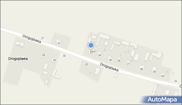 Drogojówka, Drogojówka, 33, mapa Drogojówka