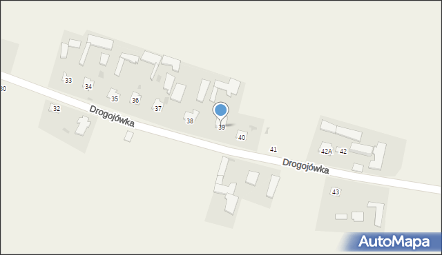 Drogojówka, Drogojówka, 39, mapa Drogojówka