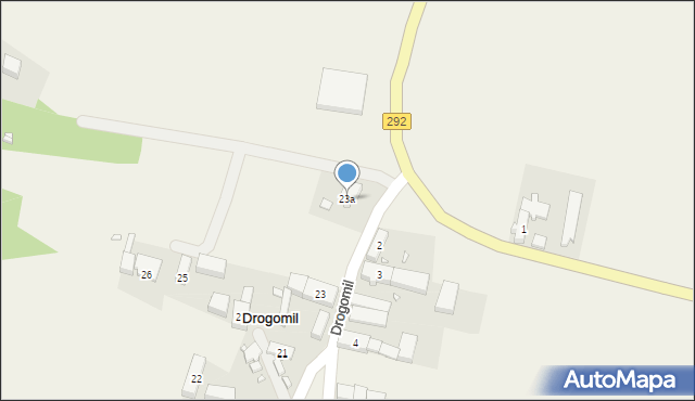 Drogomil, Drogomil, 23a, mapa Drogomil