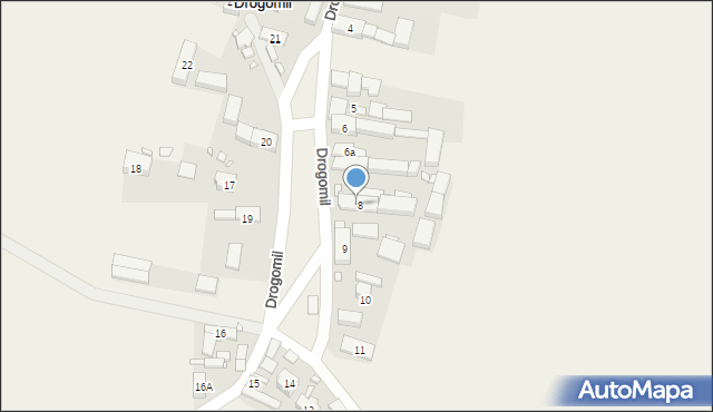 Drogomil, Drogomil, 8A, mapa Drogomil
