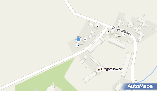 Drogomiłowice, Drogomiłowice, 1b, mapa Drogomiłowice