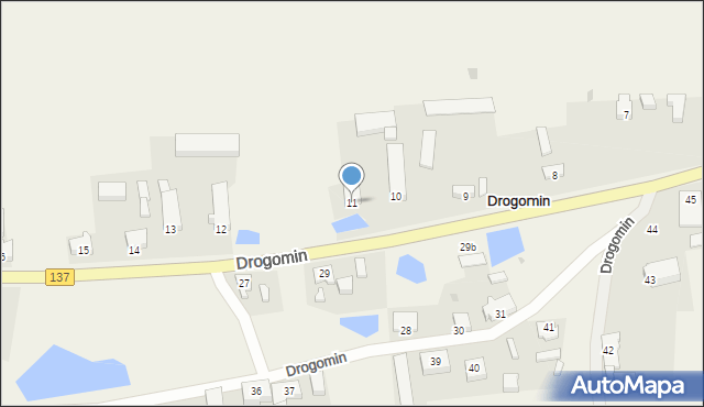 Drogomin, Drogomin, 11, mapa Drogomin