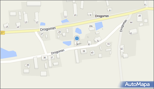 Drogomin, Drogomin, 28, mapa Drogomin