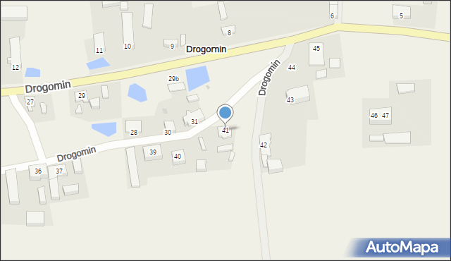 Drogomin, Drogomin, 41, mapa Drogomin