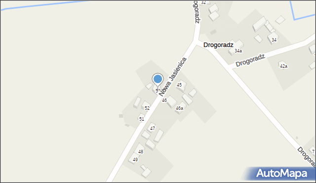 Drogoradz, Drogoradz, 53, mapa Drogoradz