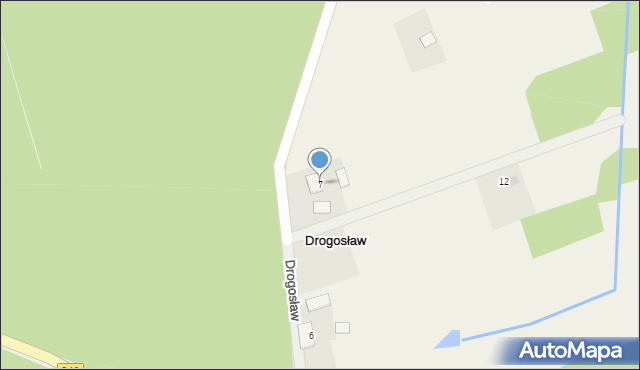 Drogosław, Drogosław, 7, mapa Drogosław