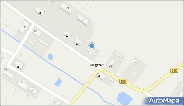 Drogosze, Drogosze, 19, mapa Drogosze