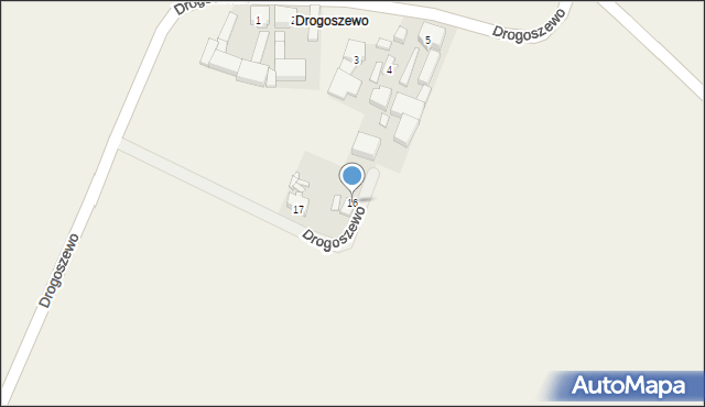 Drogoszewo, Drogoszewo, 16, mapa Drogoszewo