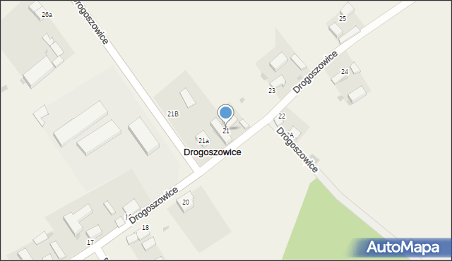 Drogoszowice, Drogoszowice, 21, mapa Drogoszowice