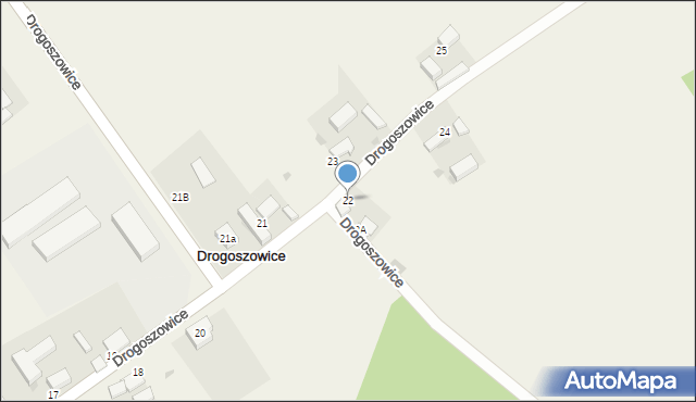 Drogoszowice, Drogoszowice, 22, mapa Drogoszowice