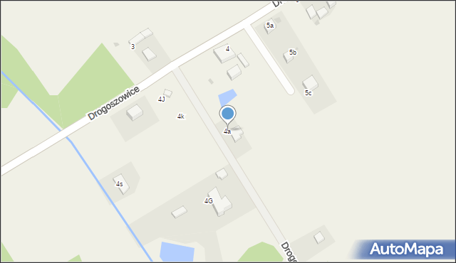 Drogoszowice, Drogoszowice, 4a, mapa Drogoszowice