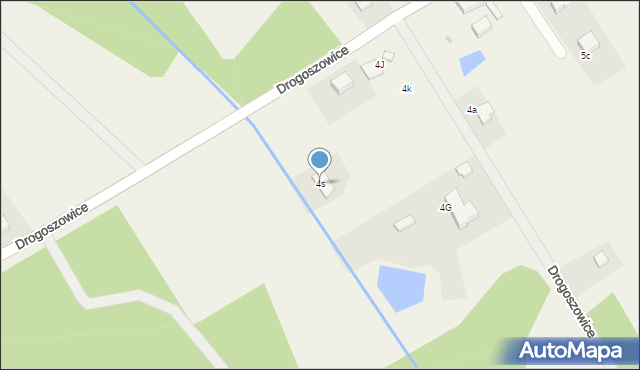 Drogoszowice, Drogoszowice, 4s, mapa Drogoszowice