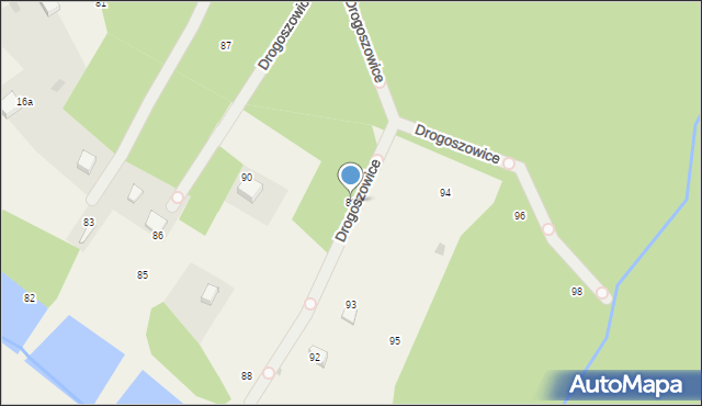 Drogoszowice, Drogoszowice, 89, mapa Drogoszowice