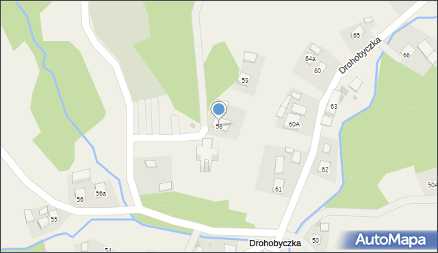 Drohobyczka, Drohobyczka, 58, mapa Drohobyczka