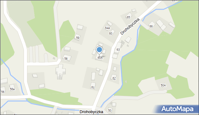 Drohobyczka, Drohobyczka, 60A, mapa Drohobyczka