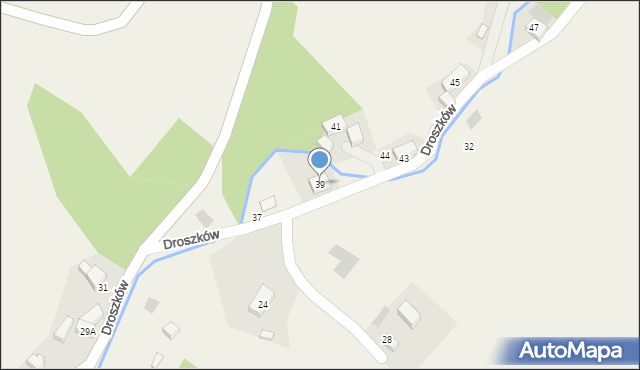 Droszków, Droszków, 39, mapa Droszków