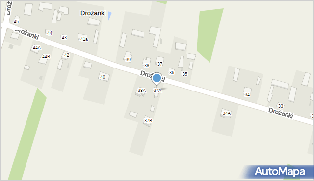 Drożanki, Drożanki, 37A, mapa Drożanki