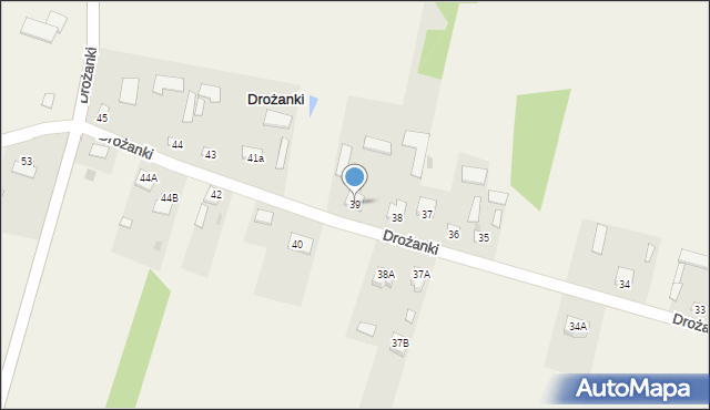 Drożanki, Drożanki, 39, mapa Drożanki