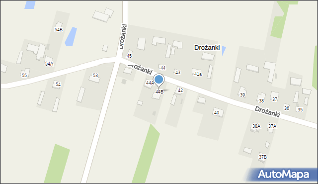 Drożanki, Drożanki, 44B, mapa Drożanki