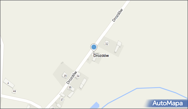 Drozdów, Drozdów, 33, mapa Drozdów