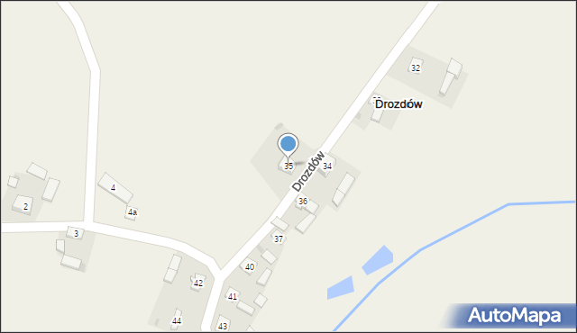 Drozdów, Drozdów, 35, mapa Drozdów