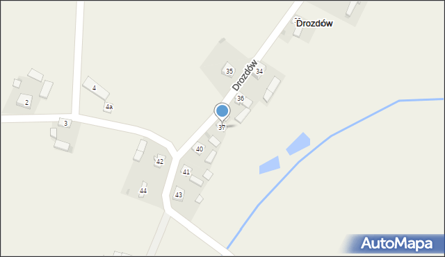 Drozdów, Drozdów, 37, mapa Drozdów