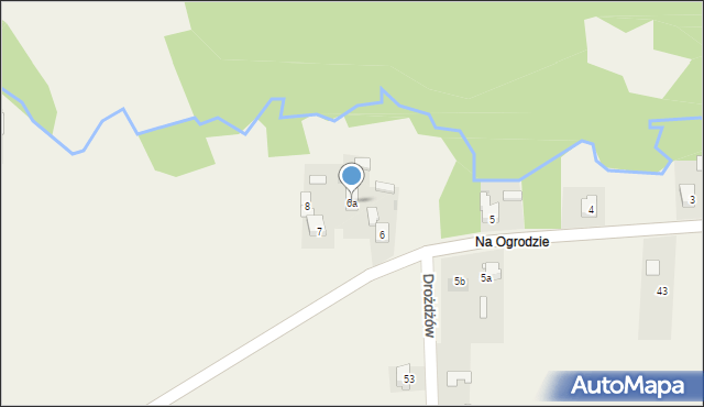 Drożdżów, Drożdżów, 6a, mapa Drożdżów