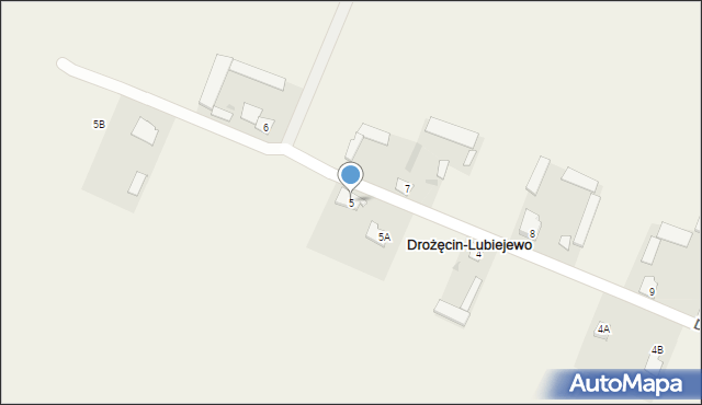 Drożęcin-Lubiejewo, Drożęcin-Lubiejewo, 5, mapa Drożęcin-Lubiejewo