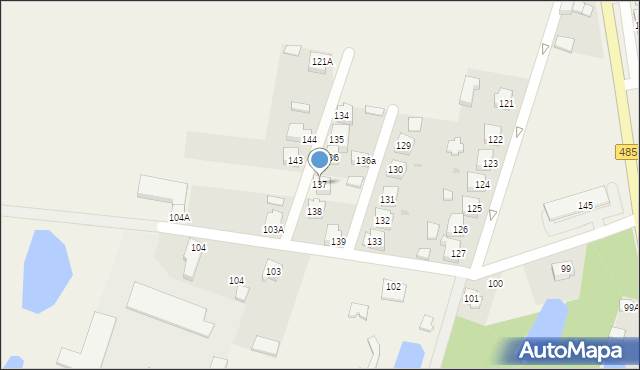 Drużbice-Kolonia, Drużbice-Kolonia, 137, mapa Drużbice-Kolonia