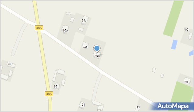 Drużbice-Kolonia, Drużbice-Kolonia, 94a, mapa Drużbice-Kolonia