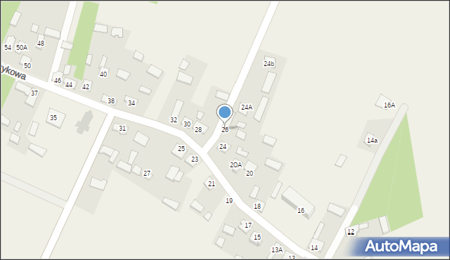 Drużykowa, Drużykowa, 26, mapa Drużykowa