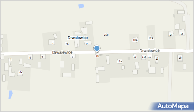 Drwalewice, Drwalewice, 10, mapa Drwalewice