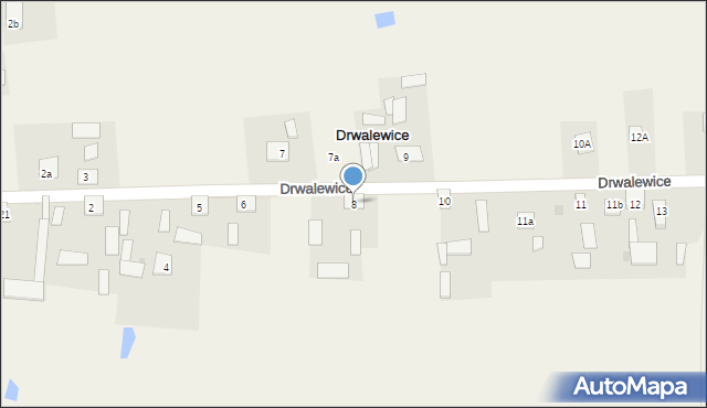 Drwalewice, Drwalewice, 8, mapa Drwalewice