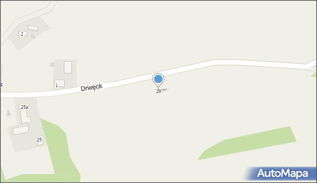 Drwęck, Drwęck, 29, mapa Drwęck