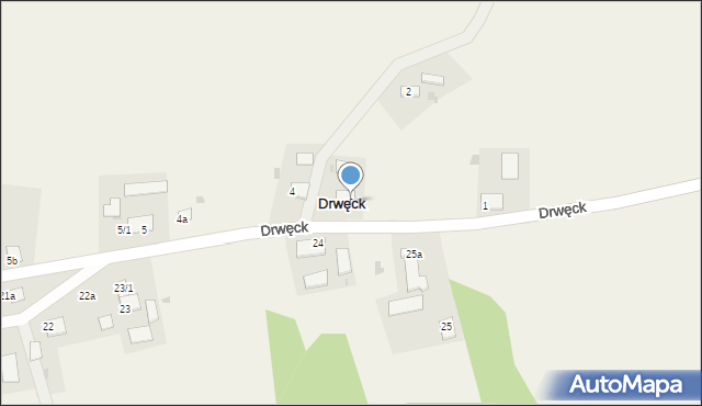 Drwęck, Drwęck, 3, mapa Drwęck