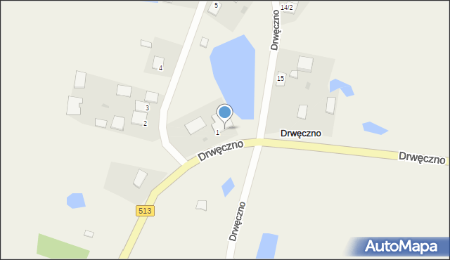 Drwęczno, Drwęczno, 16, mapa Drwęczno
