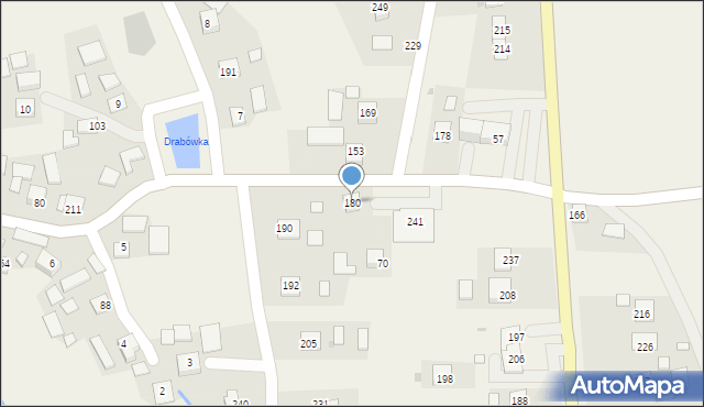 Drwinia, Drwinia, 180, mapa Drwinia