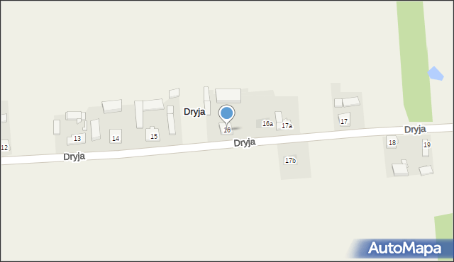 Dryja, Dryja, 16, mapa Dryja