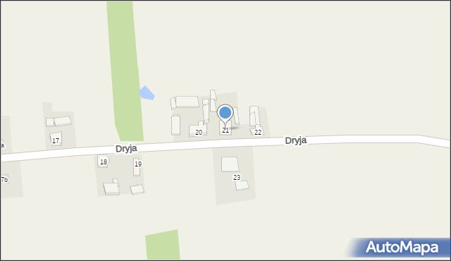 Dryja, Dryja, 21, mapa Dryja