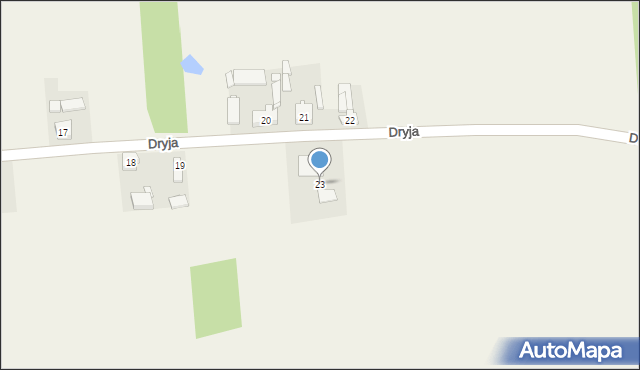 Dryja, Dryja, 23, mapa Dryja