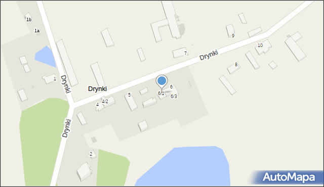 Drynki, Drynki, 6/1, mapa Drynki