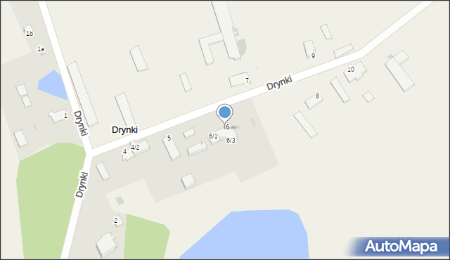 Drynki, Drynki, 6/2, mapa Drynki