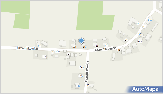 Drzemlikowice, Drzemlikowice, 47, mapa Drzemlikowice