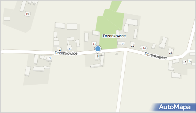 Drzenkowice, Drzenkowice, 8, mapa Drzenkowice