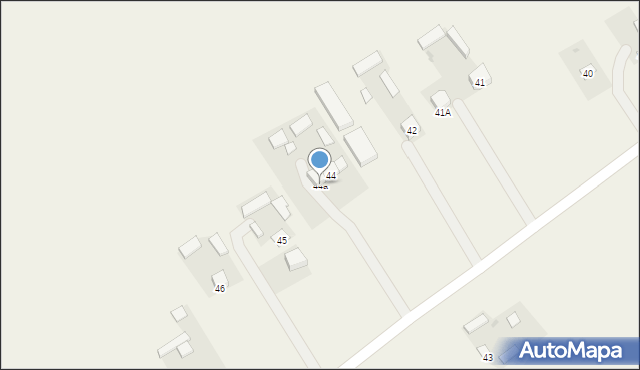 Drzewce, Drzewce, 44a, mapa Drzewce