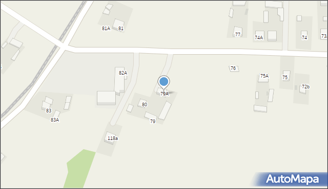 Drzewce-Kolonia, Drzewce-Kolonia, 79A, mapa Drzewce-Kolonia